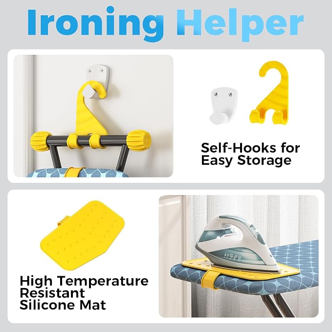 KINGBOARD Ironing Board, Compact Iron Board - Image 6