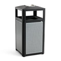 Safco Evos Steel Trash Can, 38 Gallons, Indoor and Outdoor Use, Commercial by SafcoProducts