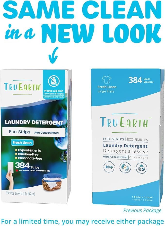 Tru Earth Compact Dry Laundry Detergent Sheets, Travel Sheets - Image 3