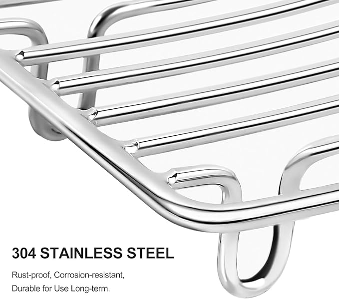 Bar Soap Dish Holder for Shower Bathroom Stainless Steel Rust Proof Self - Image 3