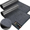 GORILLA GRIP Traffic Guard Door Mat, 2 Pack, Heavy Duty Waterproof Doormat by GorillaGrip