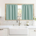 RYB HOME Blackout Curtains for Kitchen, Over Sink Privacy Curtains Window Decor by RYBHOME