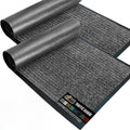 GORILLA GRIP Traffic Guard Door Mat, 2 Pack, Heavy Duty Waterproof Doormat by GorillaGrip