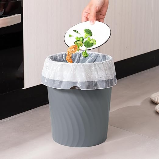 YGJT Small Trash Can, 3 Pack 1.8 Gallons Bathroom Trash Can, Slim Waste Basket - Image 4