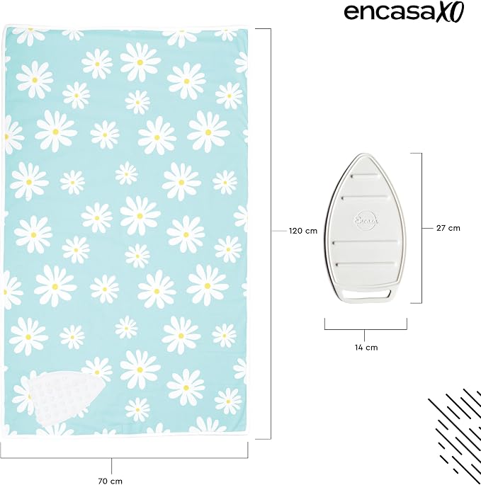 Encasa XO Ironing Mat/Pad with 3mm Padding & Silicone Iron Rest - Image 4