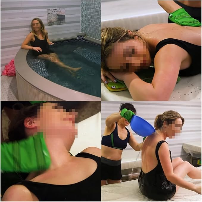 Korean Exfoliating Mitt, Large Size, 5 Colors, Back and Body Exfoliating - Image 6