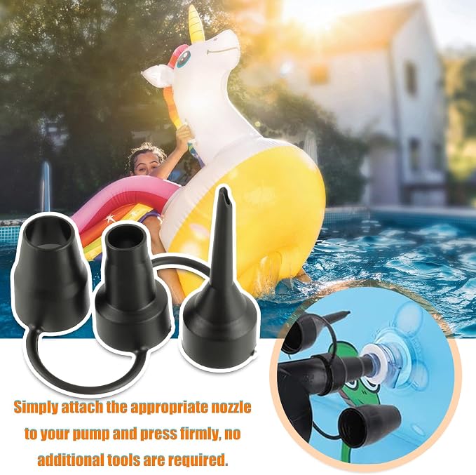 Air Pump Replacement Nozzles, 3 Set Replacement Nozzles, 3 Sizes Air Pump - Image 6