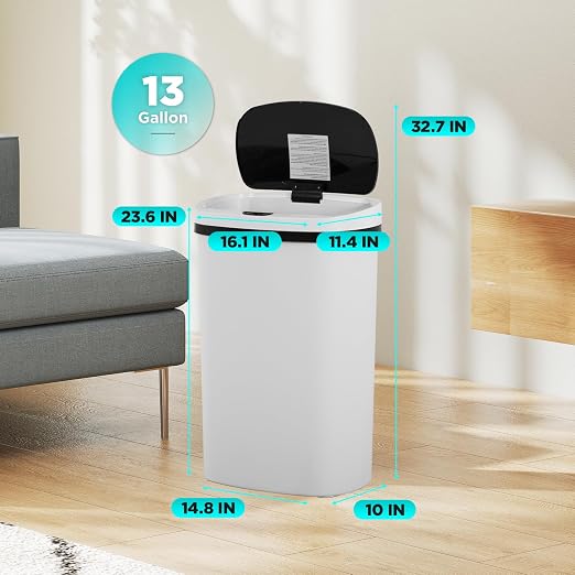 Automatic Motion Sensor Bathroom Trash Can - Image 7