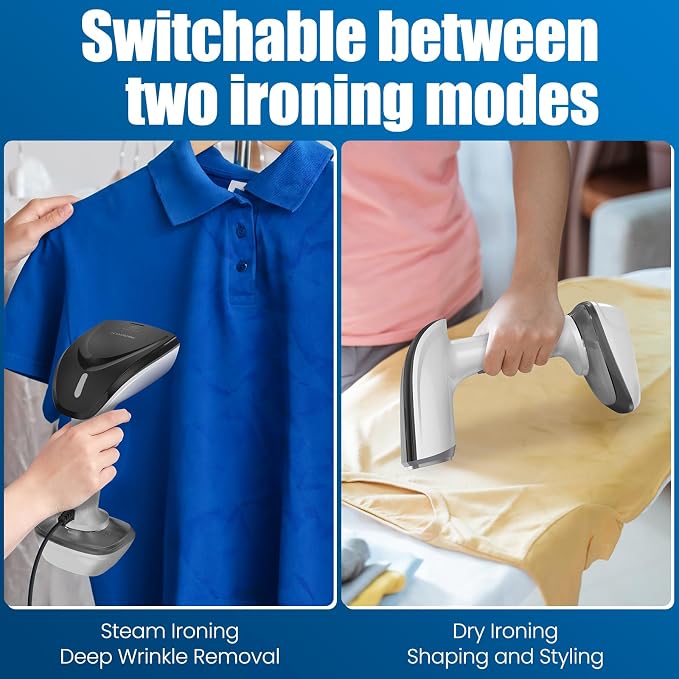 Powerful Handheld Fabric Steamer - 1800W - Image 5