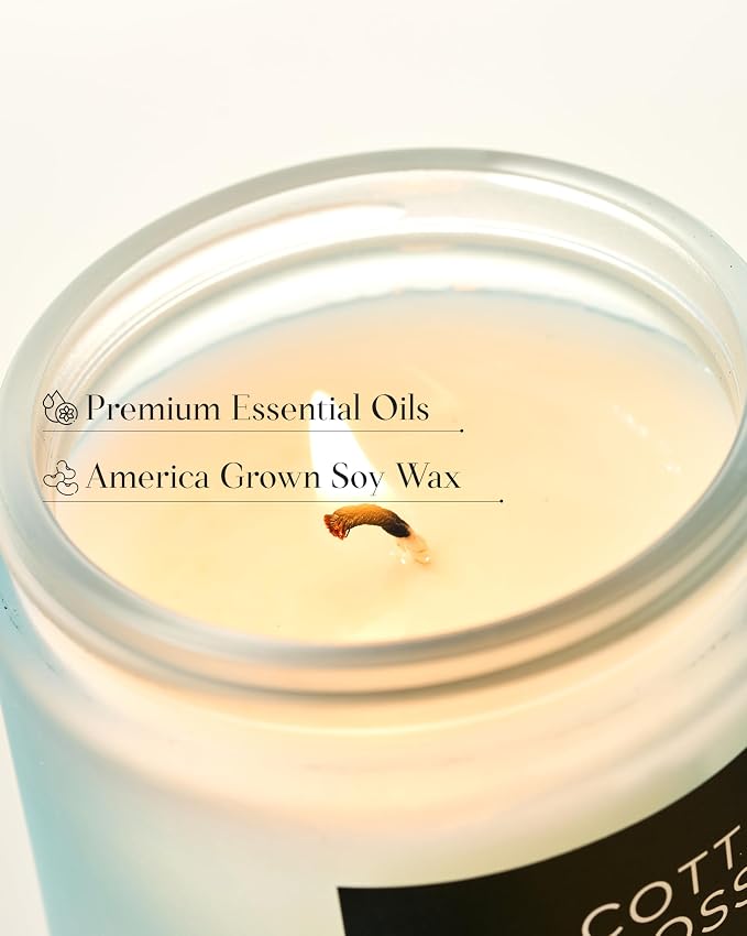 M&SENSE Clean Cotton Scented Candle - Image 4