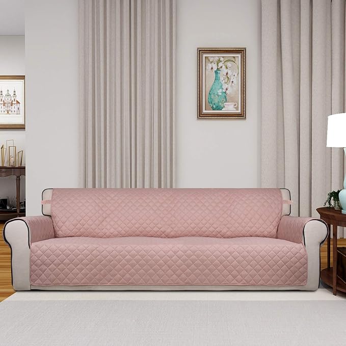 PureFit Reversible Quilted Sofa Cover, Water Resistant Slipcover Furniture - Image 2