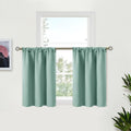 BGment Sage Green Curtains 36 Inch Length by BGment