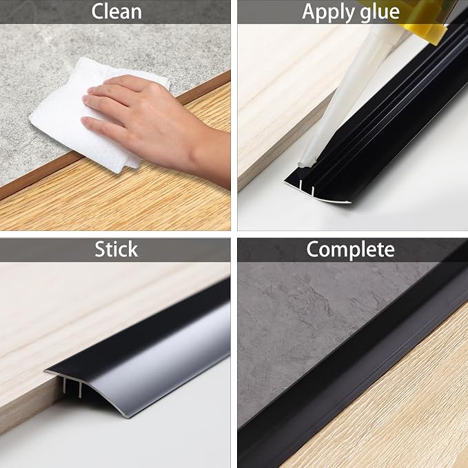 Gaahing Aluminum Floor Transition Threshold Strip, Bridge The Height Gap - Image 6