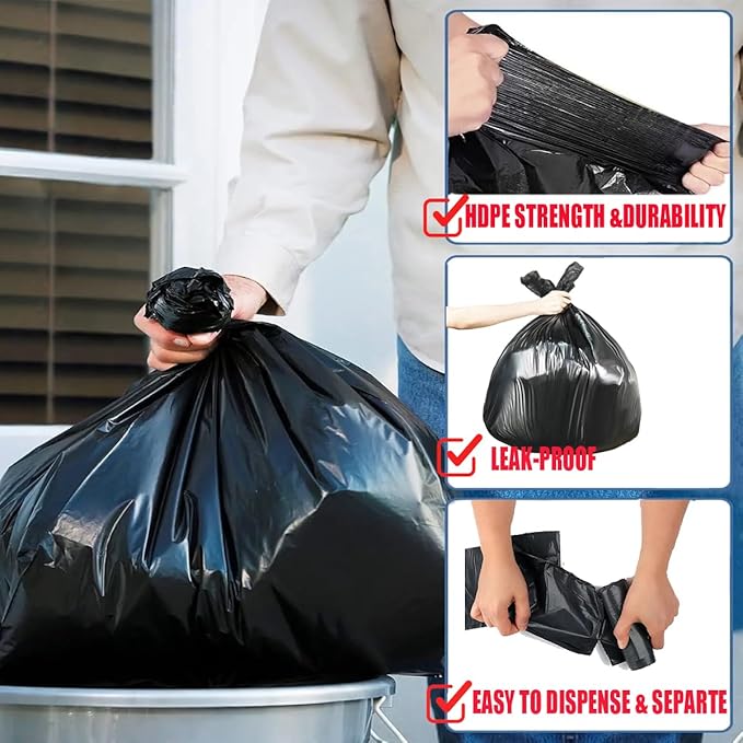 30 Gallon Trash Bags, Industrial, Commercial, Janitorial - Image 4