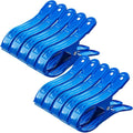 10 Pack Metal Beach Towel Clips, Large Pool Cover Beach Chair Clips by Dapute