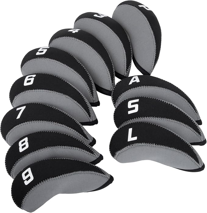 Golf Iron Covers for Golf Clubs Neoprene Golf Iron Cover Set 11pcs/10pcs Golf by montelagolf
