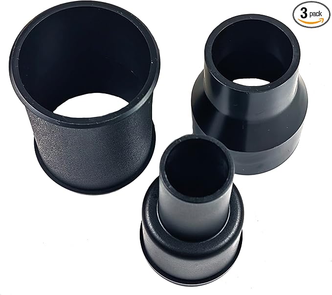 palart 3 Piece Vacuum Adapter Combo Kit Fits Wet Dry Vacuum Cleaners Connector by Palart