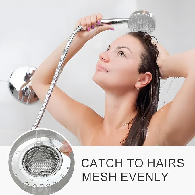 3pcs Heavy Duty Stainless Steel Slop Basket Filter Trap, 4.5" Top / 2.95" Mesh - Image 6