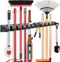 IMILLET 2 Pack Mop and Broom Holder, Wall Mounted Organizer Mop and Broom by IMILLET