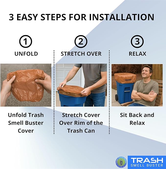 Trash Can Cover Biodegradable Odor Eliminating Bag - Image 4