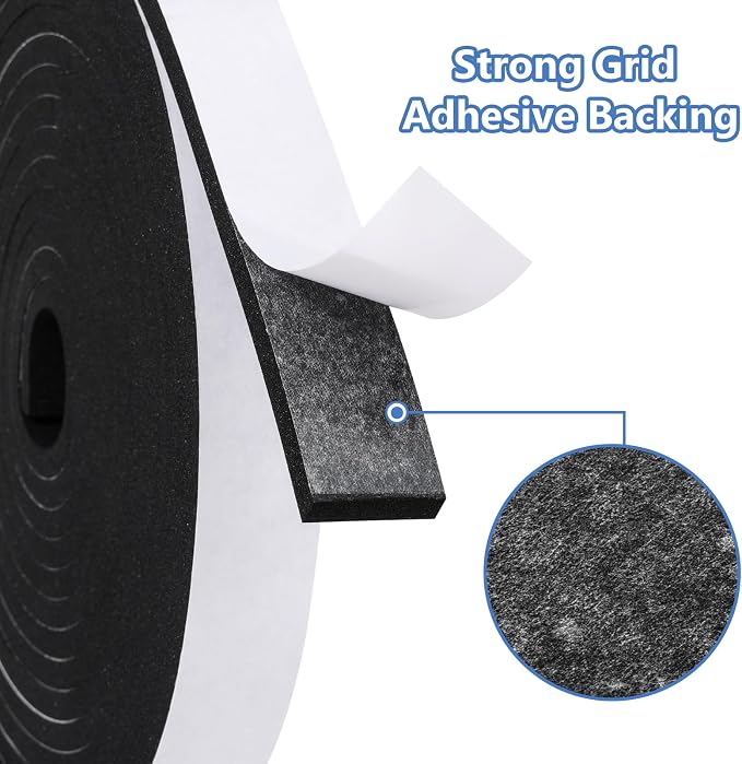 Weather Stripping Door Seal Strip, Strong Adhesive, Lightproof, Soundproof - Image 3