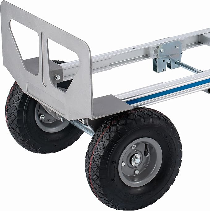 2 in 1 Aluminum Hand Truck Dolly 770lbs Weight Capacity Convertible Hand Truck - Image 7
