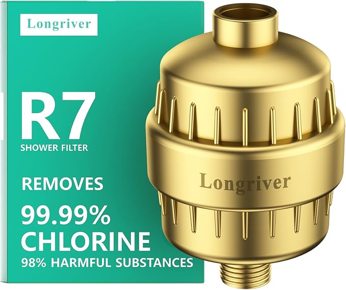 R7 Shower Filter High Put Shower Water Filter by DesignedforaSpa-LikeShower