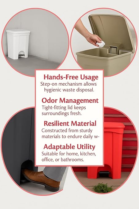 PRO&Family Step-On Trash Can - Image 4