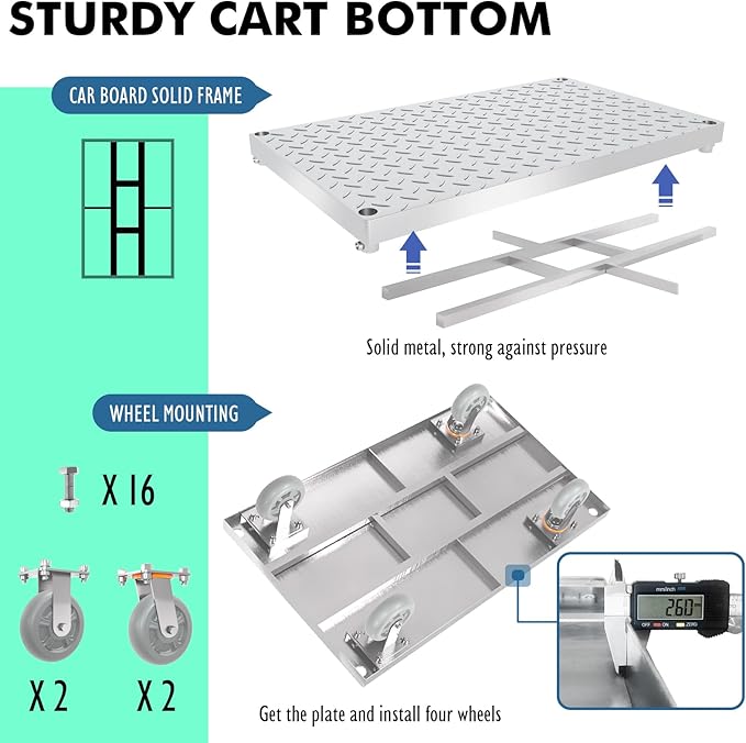 4-in-1 Platform Truck Cart - Image 3
