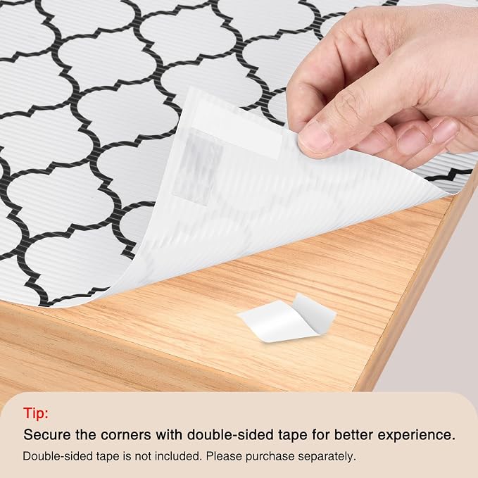 Glotoch Shelf Liner for Kitchen Cabinets, Waterproof and Durable Refrigerator - Image 4