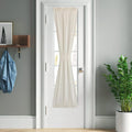 NICETOWN Natural Door Curtain for French Door, Thick Linen Blended Light by NICETOWN