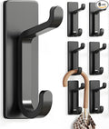 Wall Hooks for Coat and Towel: 13LB Adhesive Door Hanger Stick on by pickpiff
