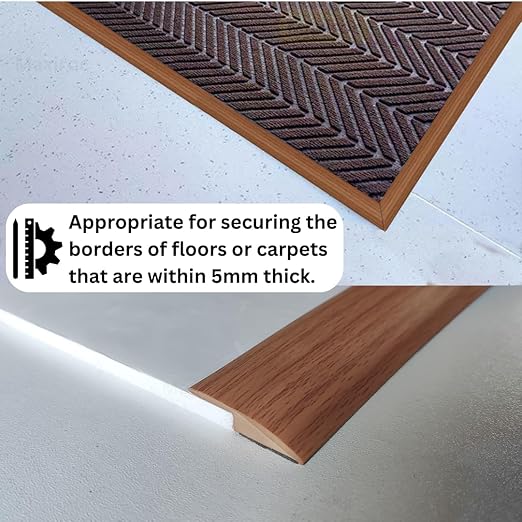 Floor Transition Strip Self Adhesive Carpet Wood Tile Vinyl Flooring Laminate - Image 7