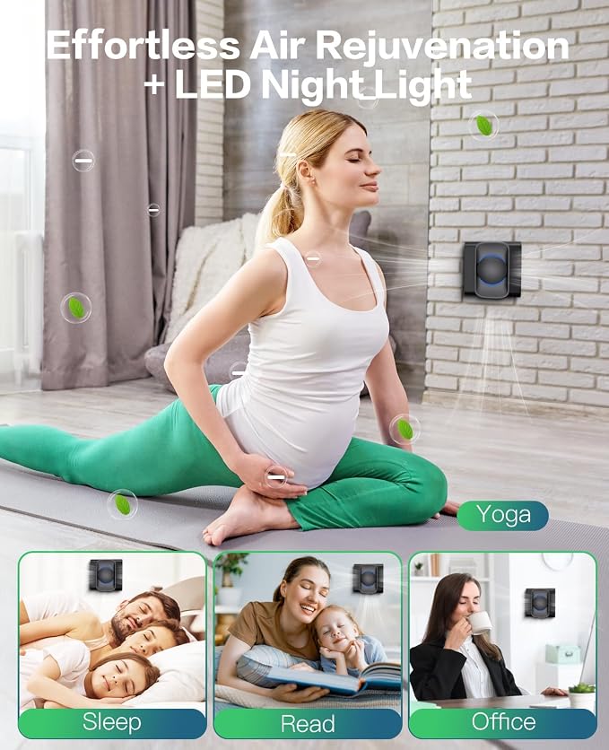 Plug-In air ionizer for Home, Negative Ion Air Quiet Air ionizer Freshener for - Image 5