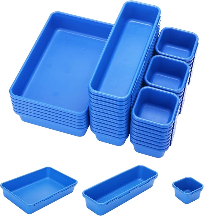 KeFanta 42 Pack Tool Box Organizer Tool Tray Dividers, Rolling Tool Chest Cart - Image 3
