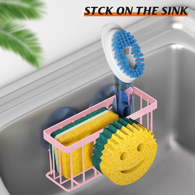 Sponge Holder Smiley Face, Sink Caddy, Sink Organizer - Image 5