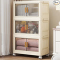 3 Tier Stackable Plastic Storage Bins by Unknown