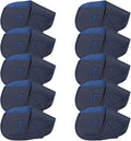 I Golf Iron Headcovers 10pcs PU Fit Both Right-Handed Clubs Golf Club Protector by GOCHSS