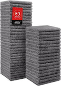 HOMEXCEL Microfiber Washcloths 50 Pack, Highly Absorbent and Soft Face Towel by HOMEXCEL
