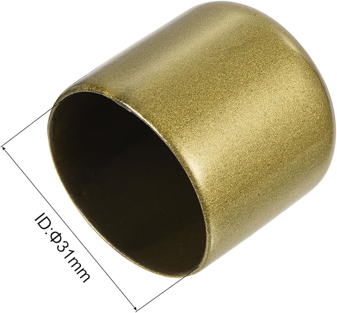 uxcell 20pcs Rubber End Caps 31mm ID Vinyl Round Tube Bolt Cap Cover Thread - Image 3