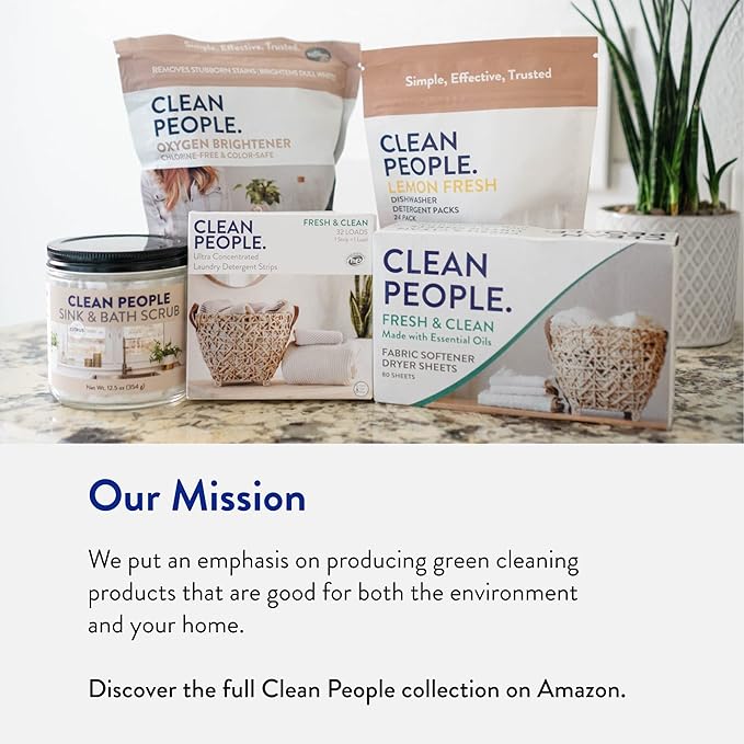 The Clean People Fragrance Free Laundry Detergent Sheets - Image 4