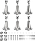 uxcell 6Pcs Magnetic Door Stopper, 304 Stainless Steel Magnetic Door Stop Catch by uxcell