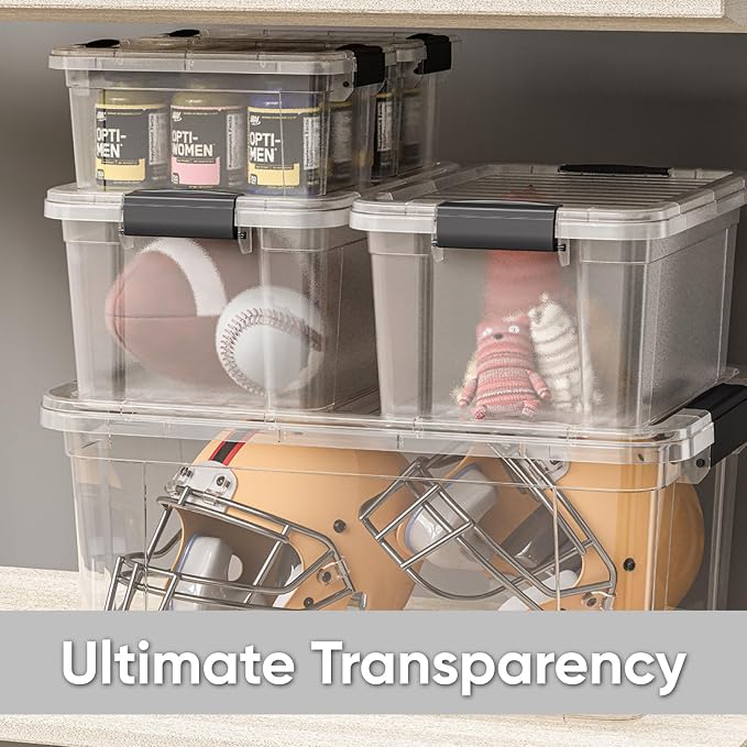 Superio Clear Storage Bins - Image 5