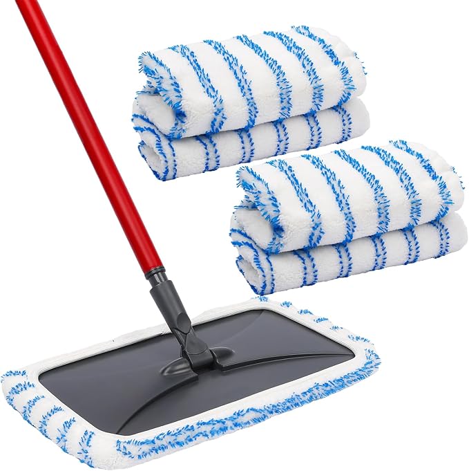 4 Pack Reusable Mop Replacement Pads Suitable by Unknown