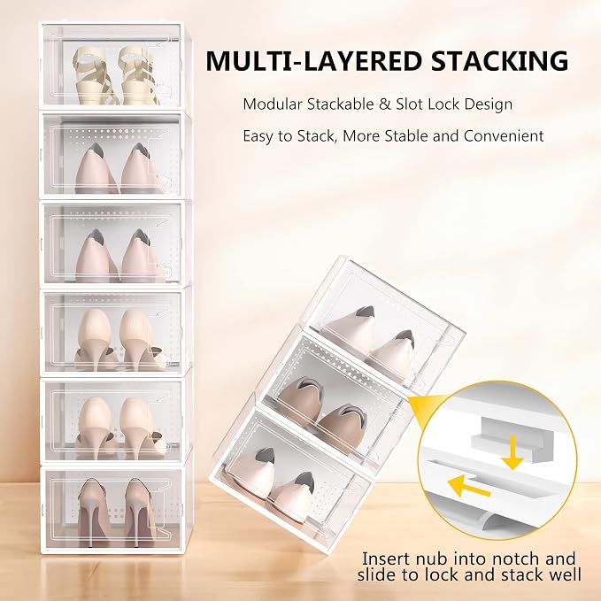 Secret Space 12 Pack XX Large Shoe Storage Organizer - Image 3