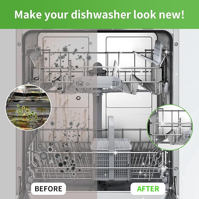 Dishwasher Cleaner and Deodorizer Tablets 24 Pack - Image 4