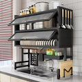 Dish Drying Rack 4 Tiers with Cover, Keep Kitchen Sink Shlef Organized by Unknown