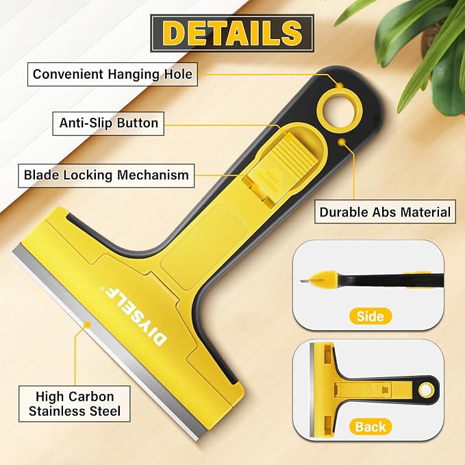DIYSELF 1 Pack Razor Blade Scraper - Image 6