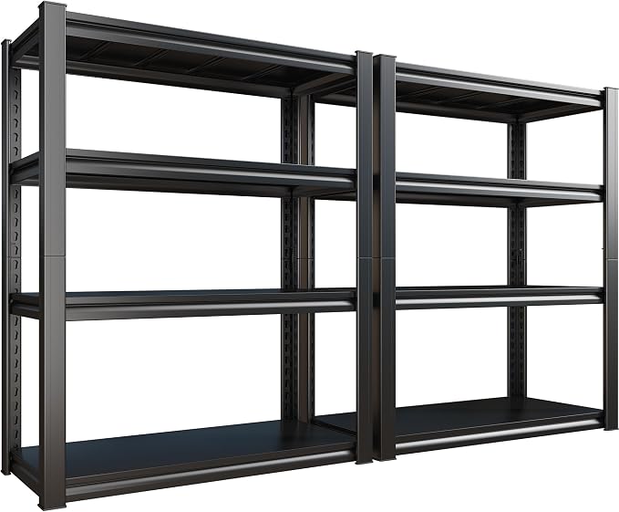Raybee 40" W Garage Shelving Heavy Duty Storage Shelves 56.9" H Metal Shelving by Raybee
