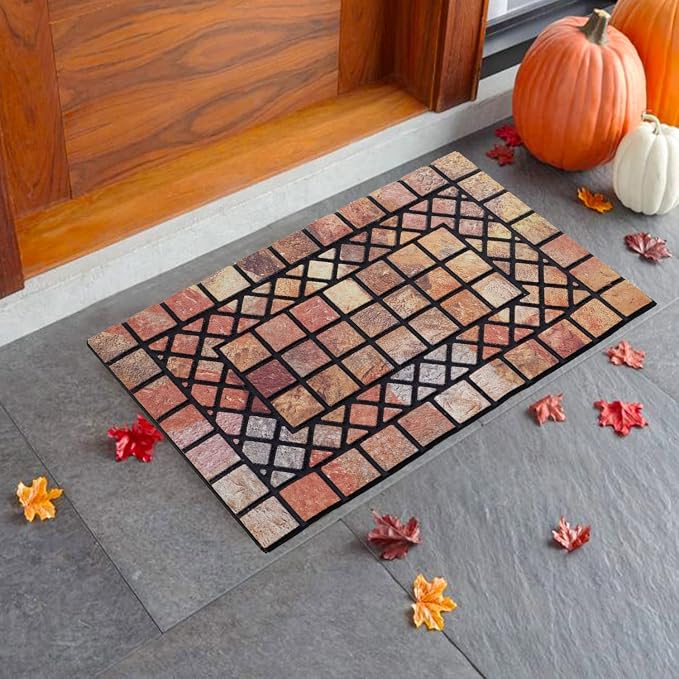 CHICHIC Welcome Door Mat 18 x 30 Inch Front Doormat Outdoors - Image 7